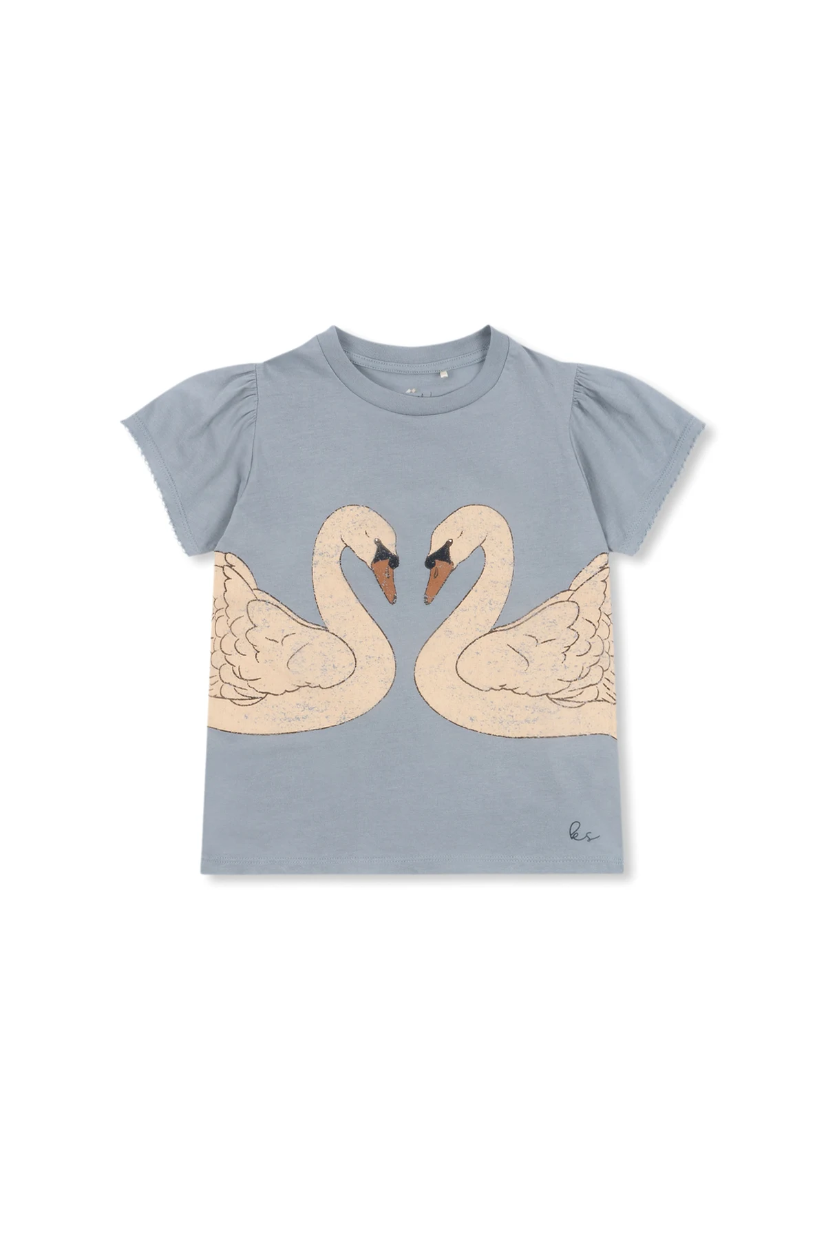 T-shirt z motywem łabędzi ‘Famo’