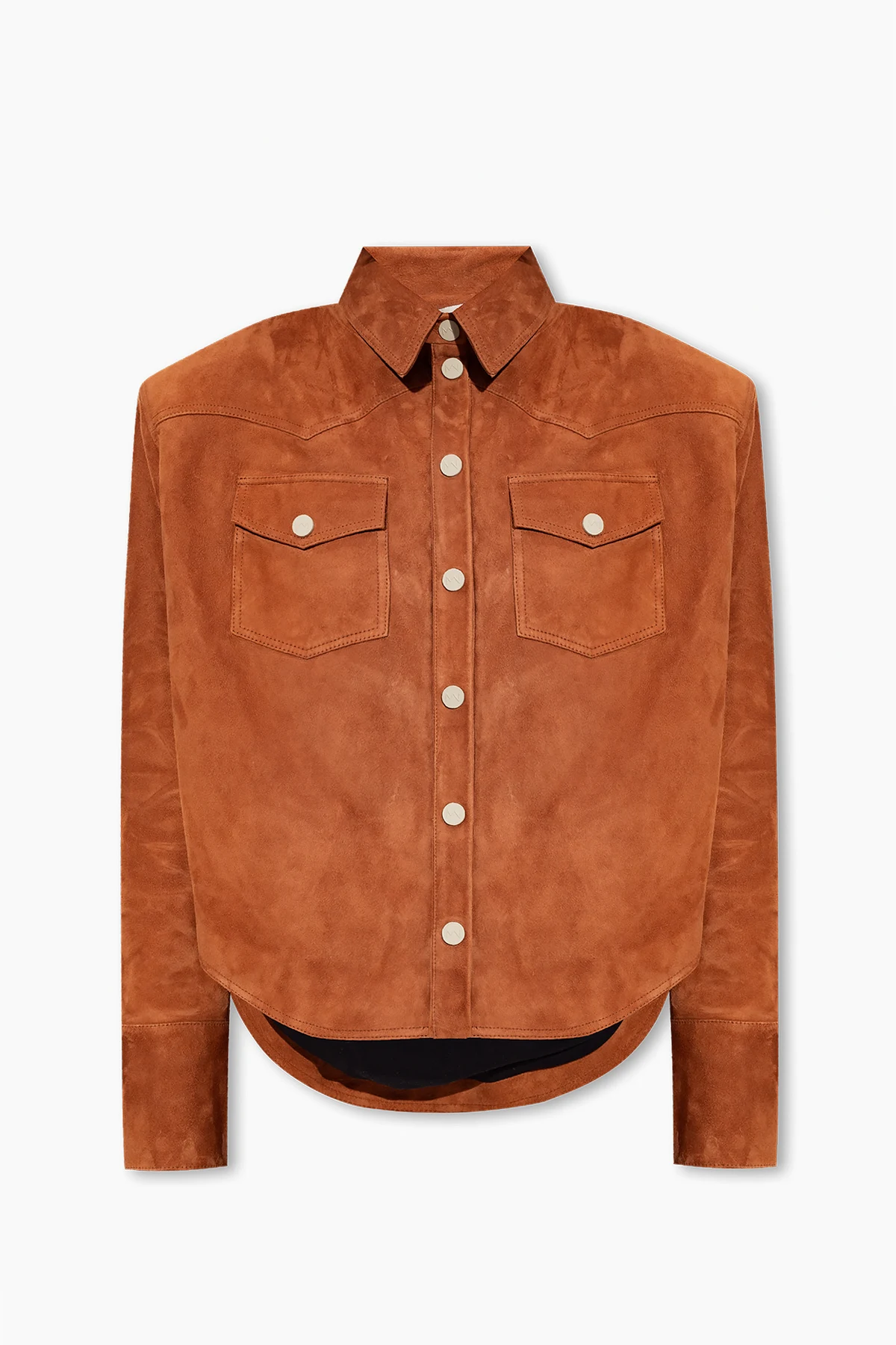 ‘Erskine’ leather shirt