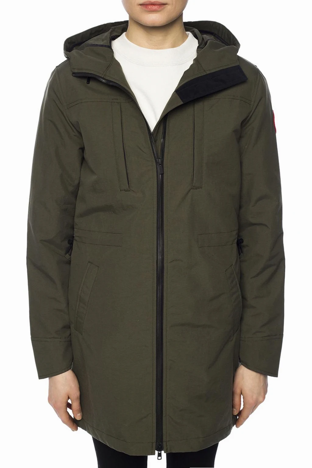 'Brossard' drawstring hood jacket
