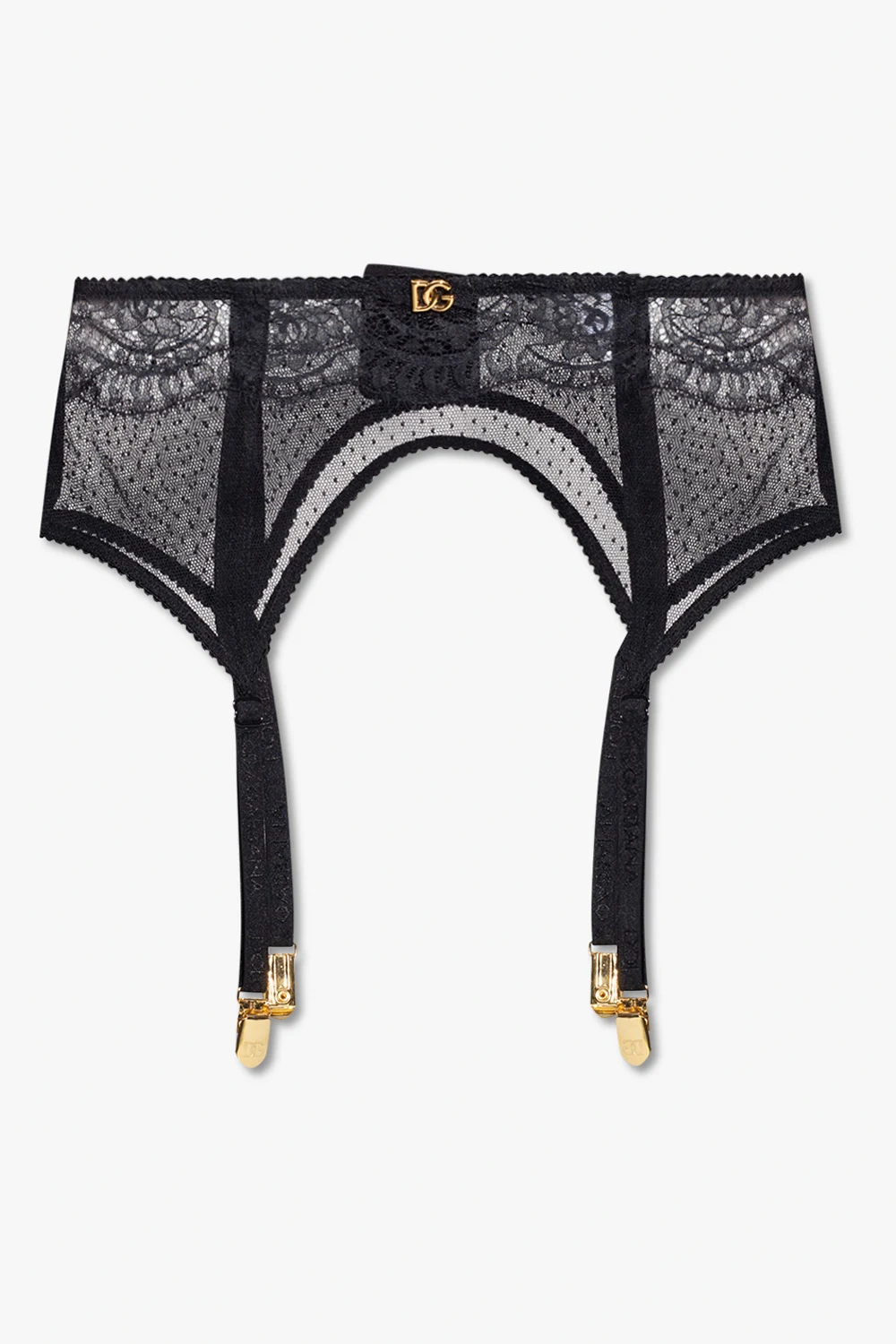 Lace suspender belt