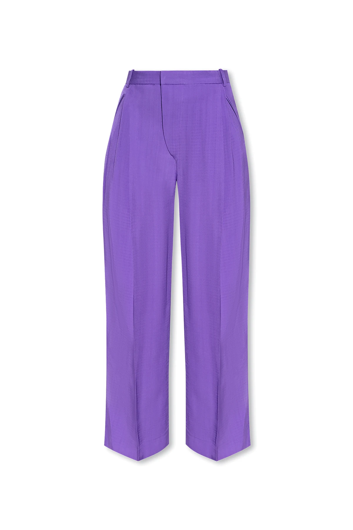 Pleat-front trousers