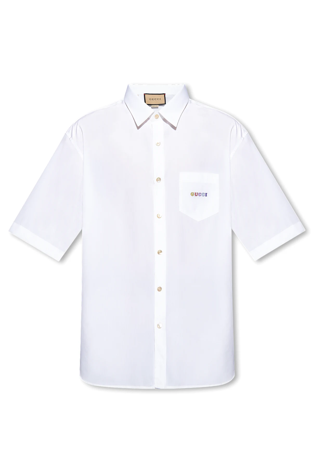 Shirt with short sleeves