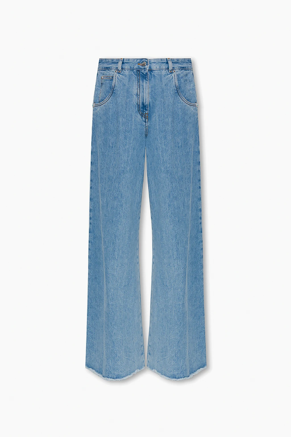 Wide-legged jeans