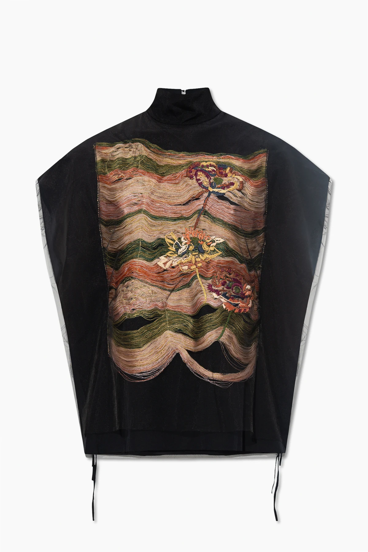 Embroidered tank top