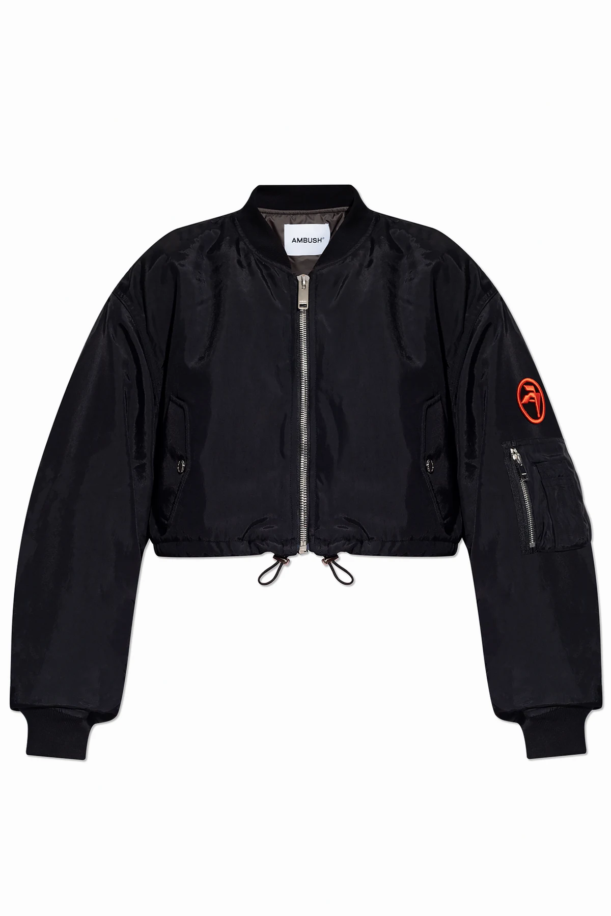 Cropped bomber jacket