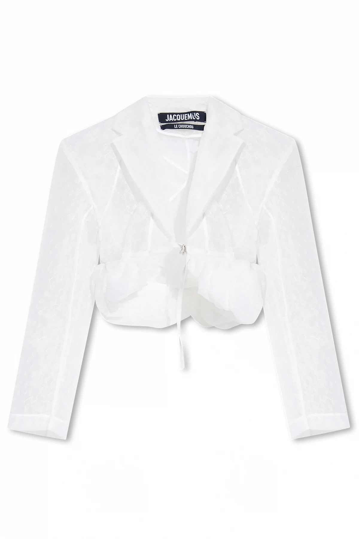 ‘Dentelle’ tulle blazer