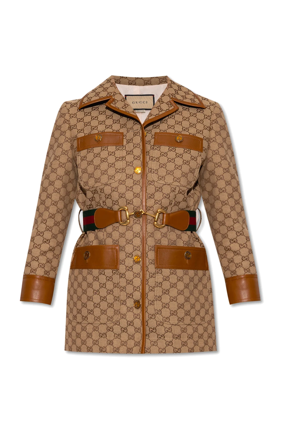 Belted blazer