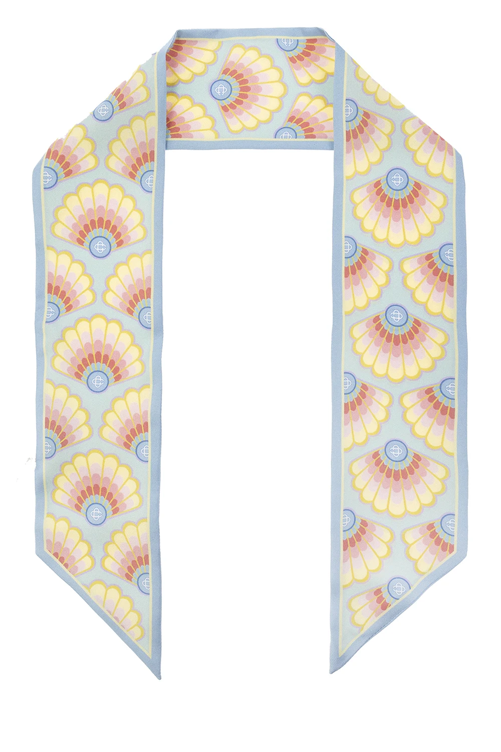 Jedwabna apaszka z monogramem