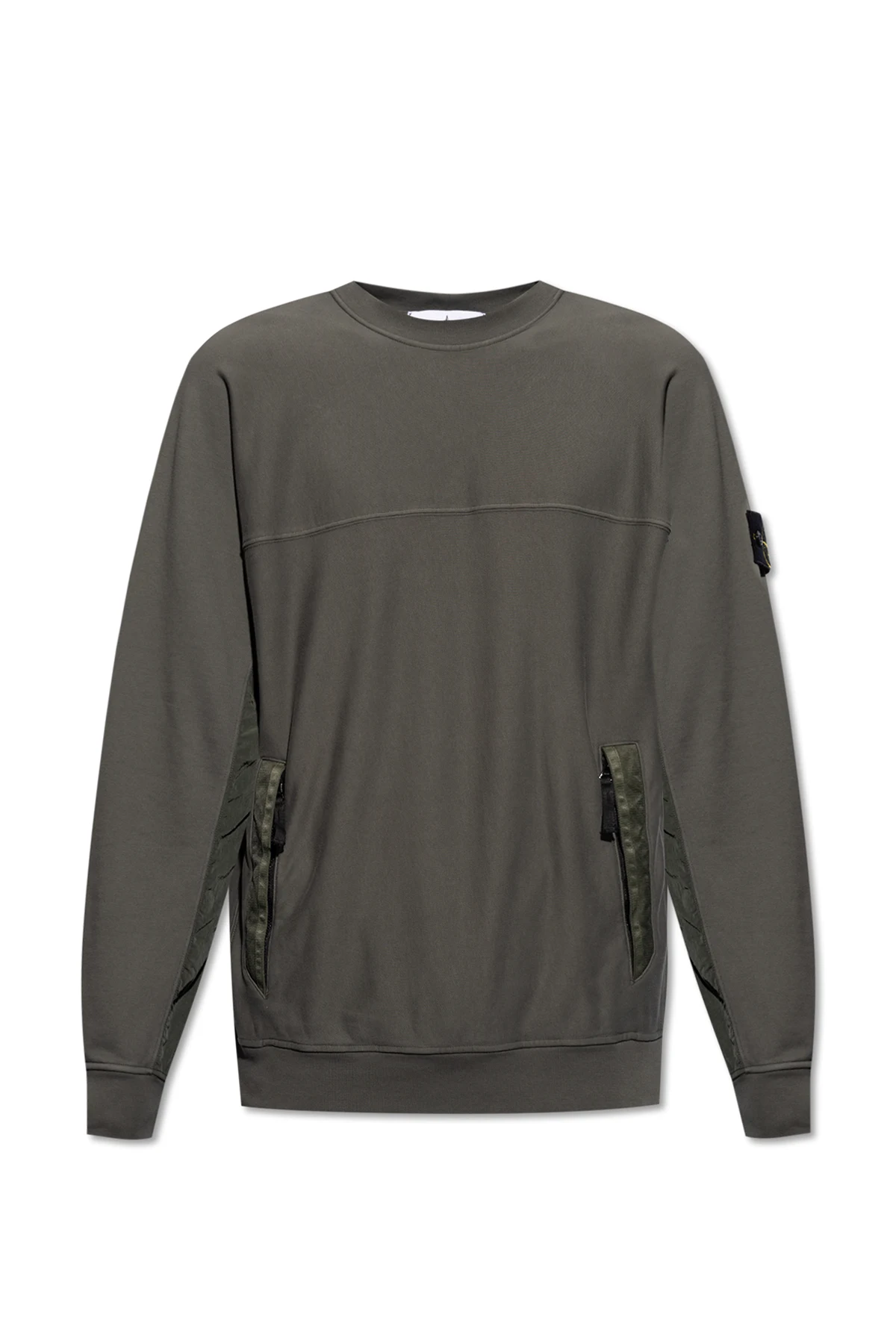 Sweatshirt in contrasting fabrics