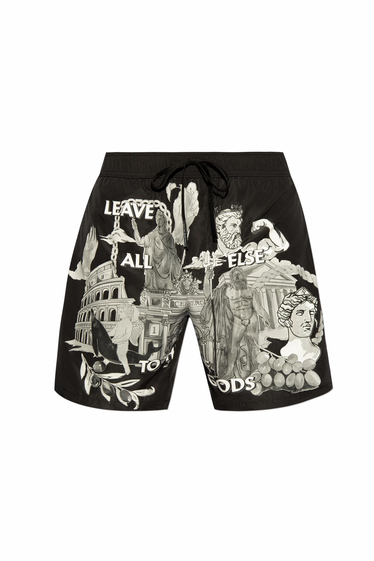 Swim shorts with print