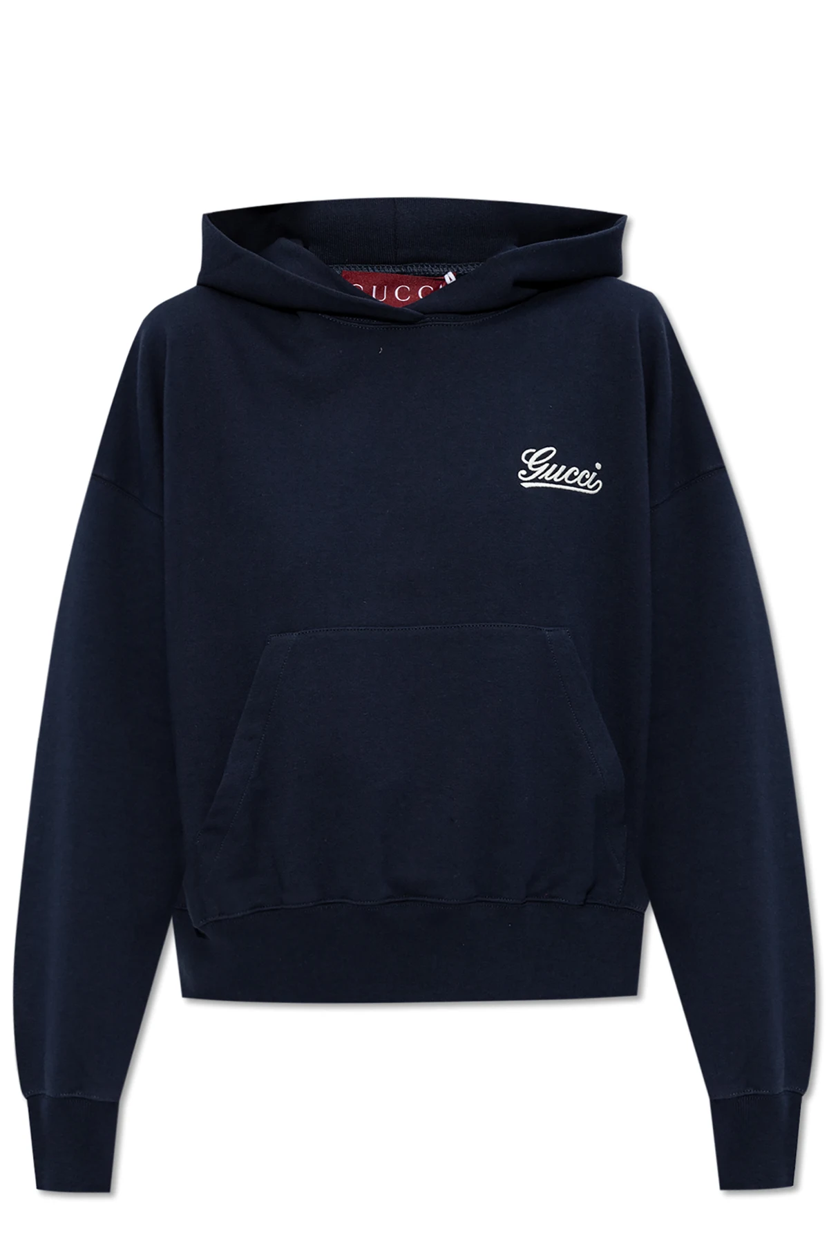 GRANATOWY Bluza z logo