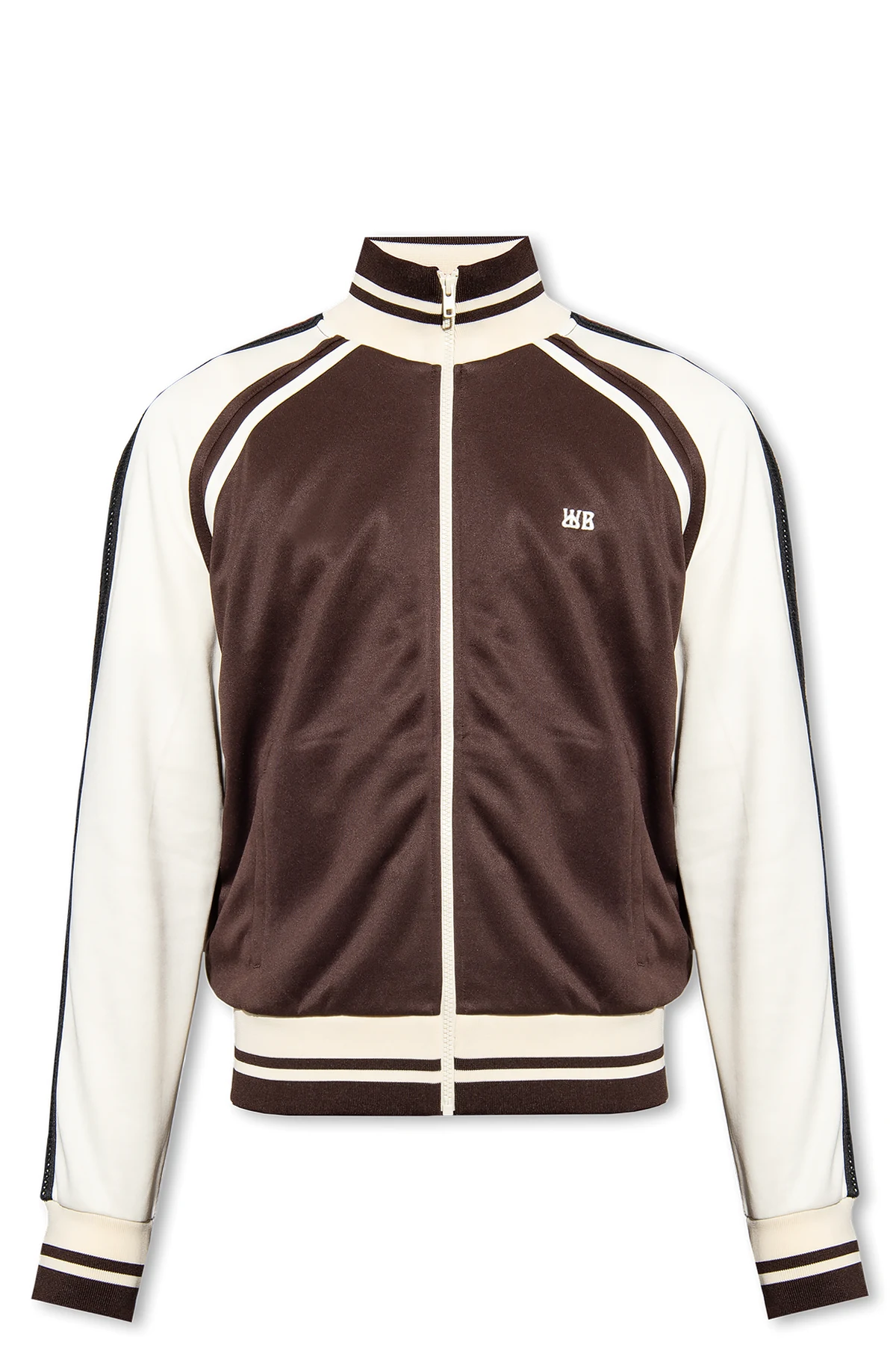 Sweatshirt with standing collar