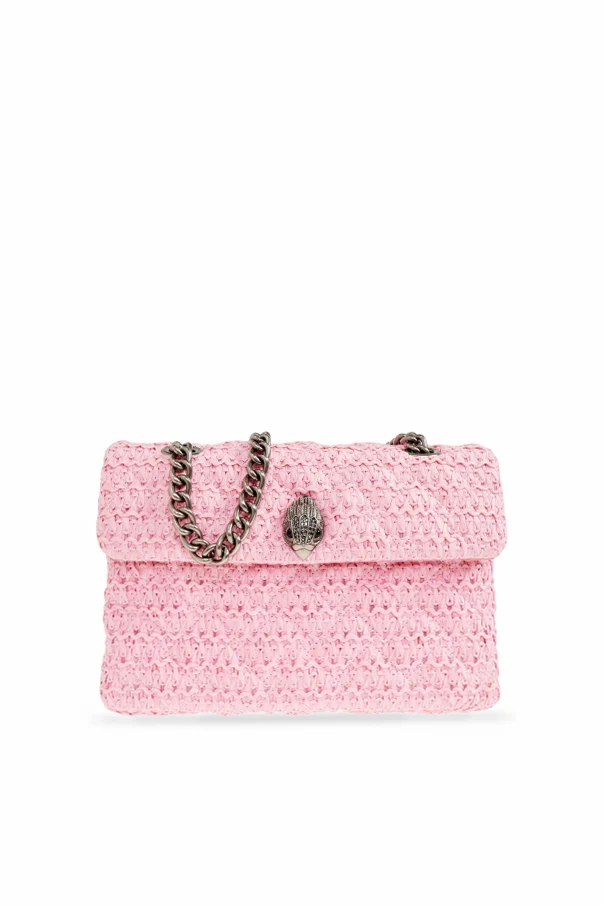 RÓŻOWY Torba na ramię ‘Raffia Kensington’