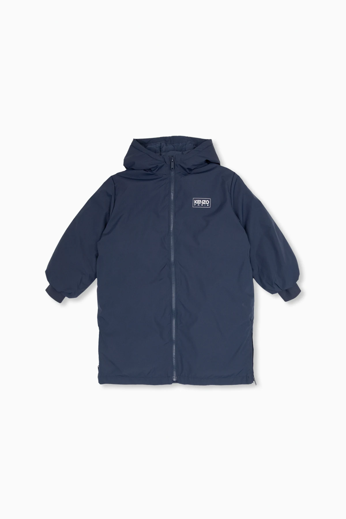 Down jacket with logo