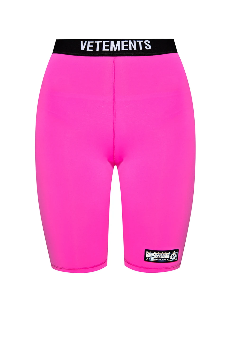 Cropped leggings with logo