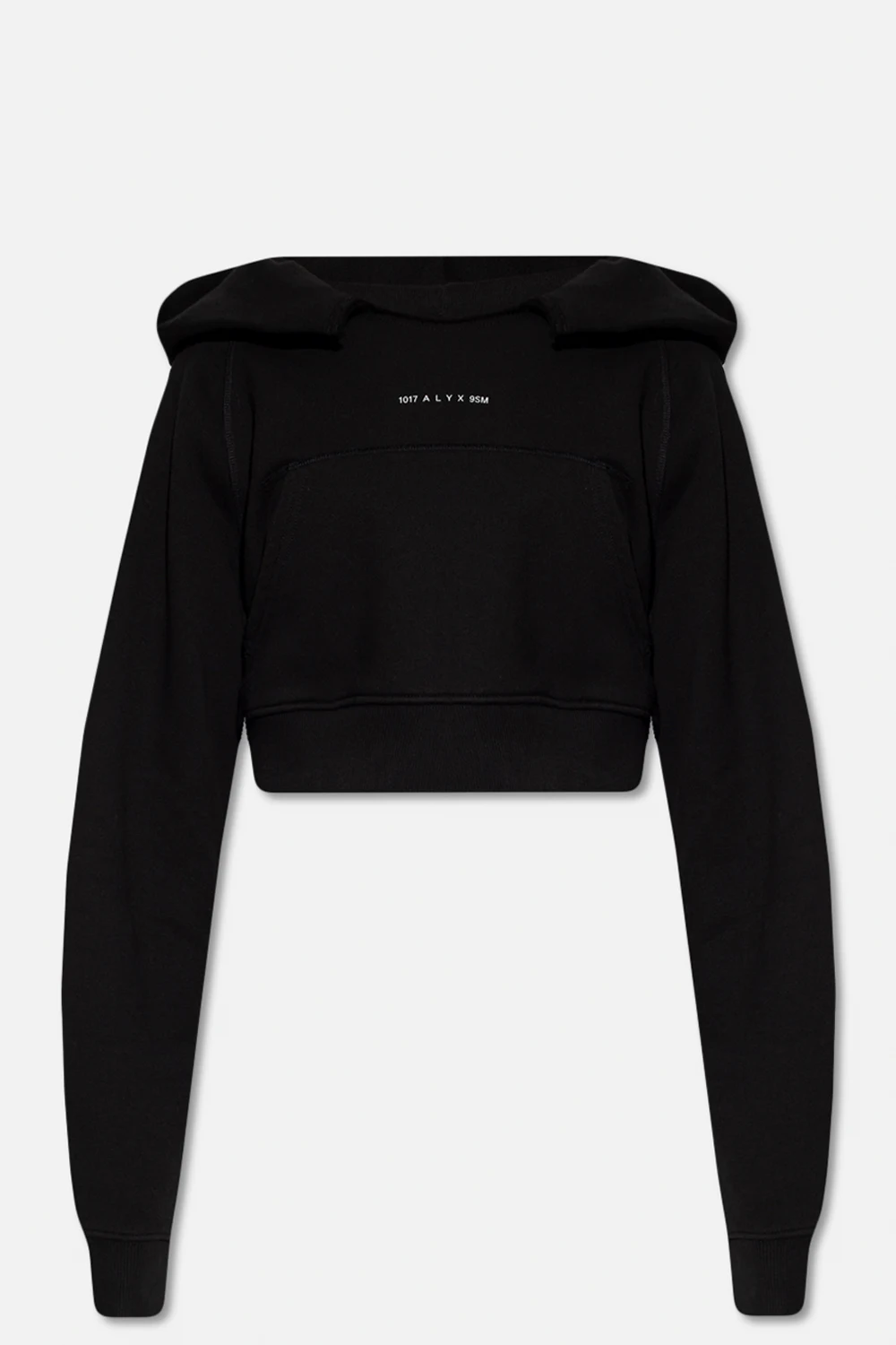 Krótka bluza z kapturem