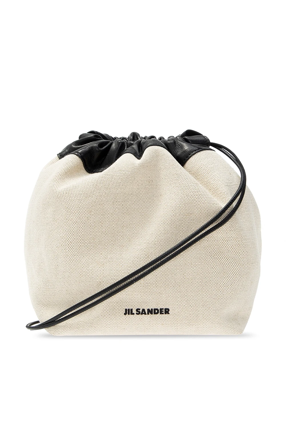 Bucket bag with logo