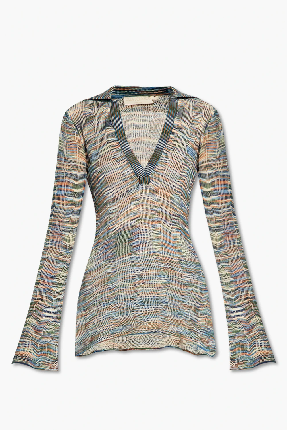 ‘Marlo’ collared top