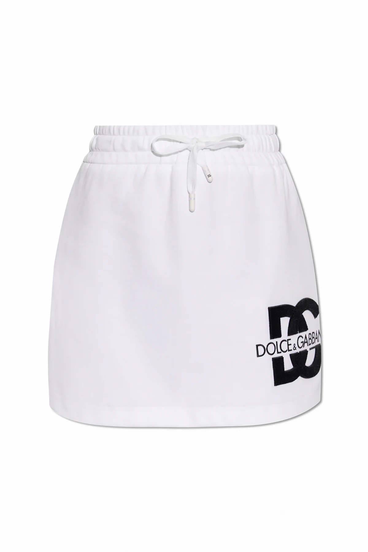 WHITE Skirt with logo