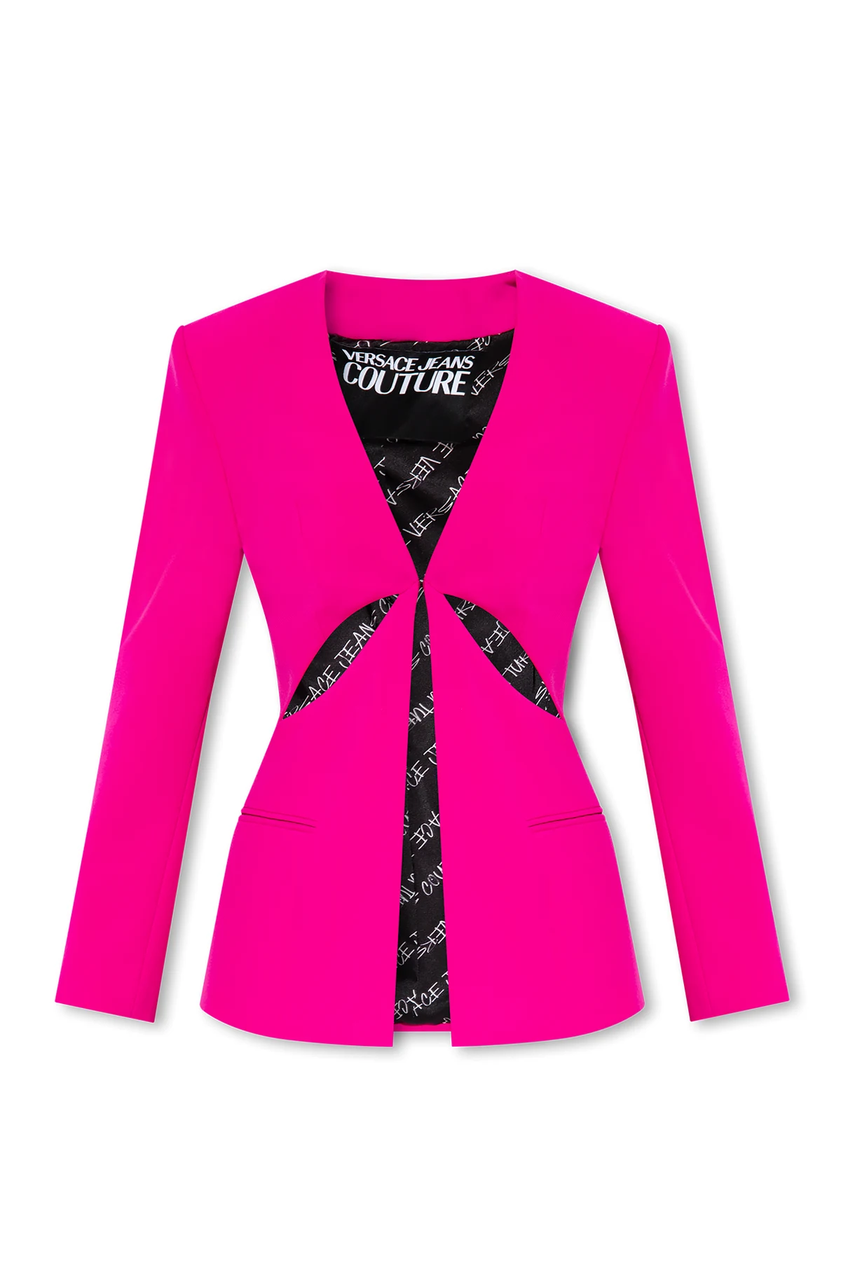 Blazer with cut-outs
