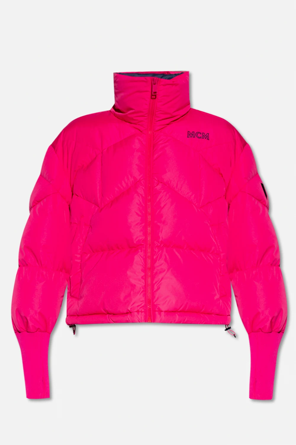 Down jacket with logo