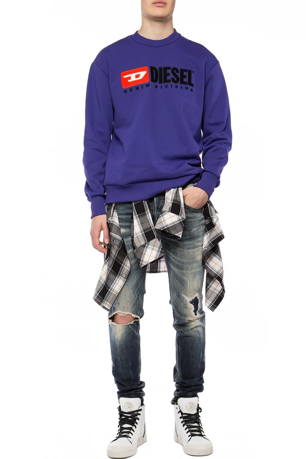 ‘S-CREW-DIVISION’ sweatshirt