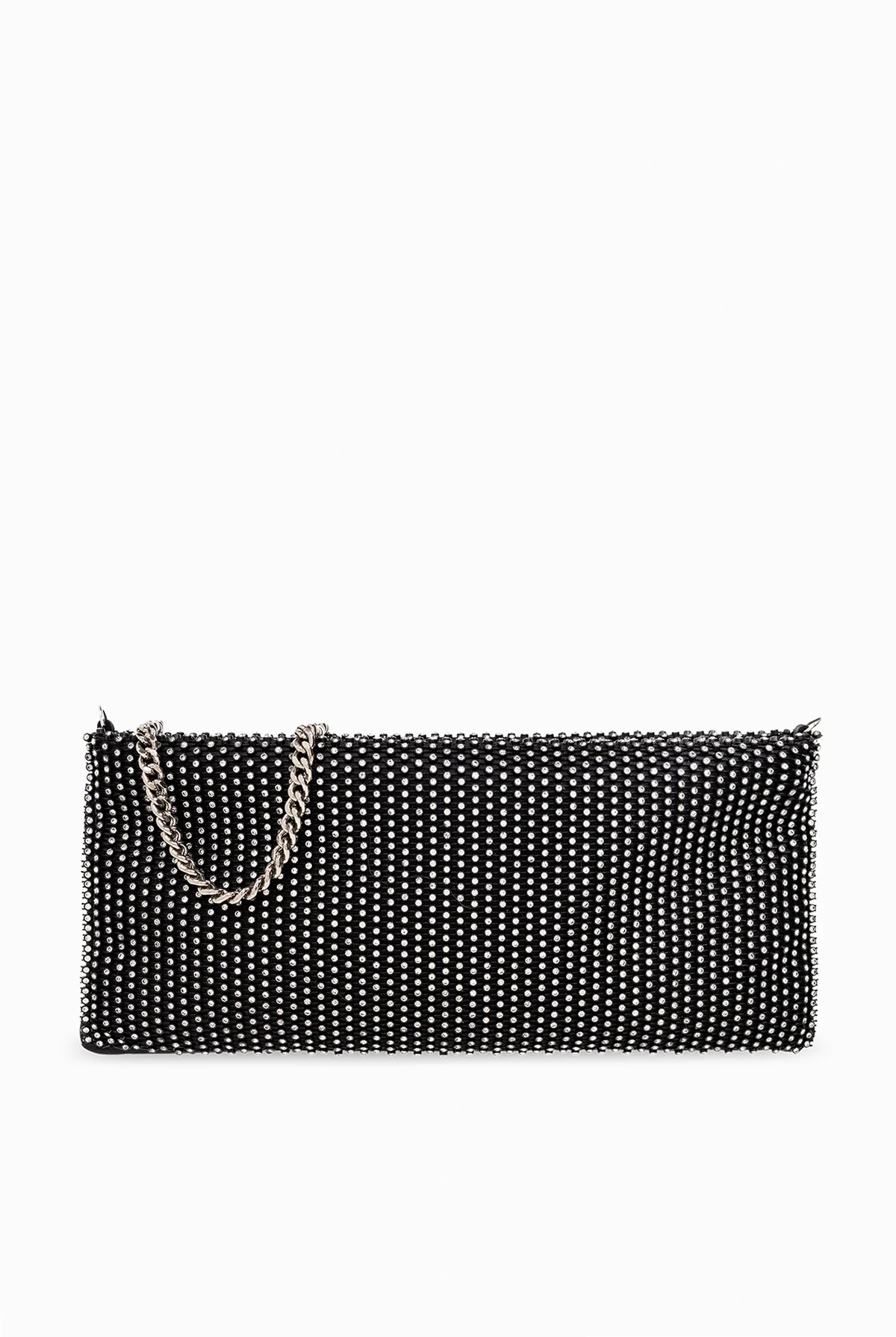 Shoulder bag with glossy applications