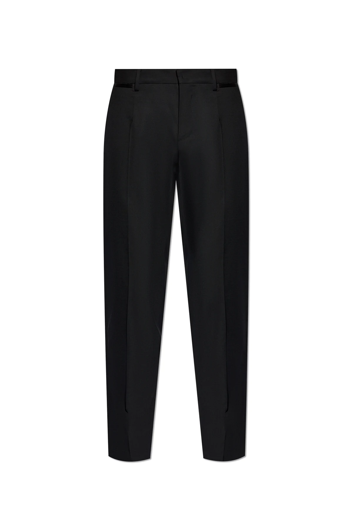 Trousers with side stripes