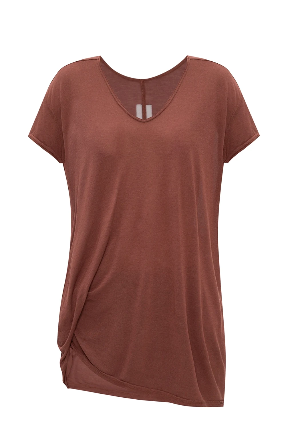 T-shirt with gathers