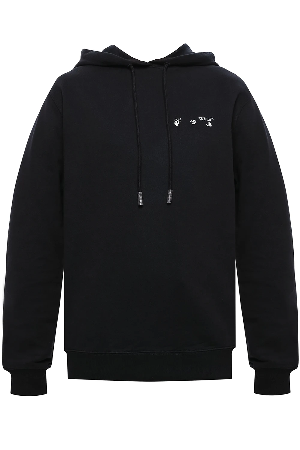 Logo-embroidered hoodie