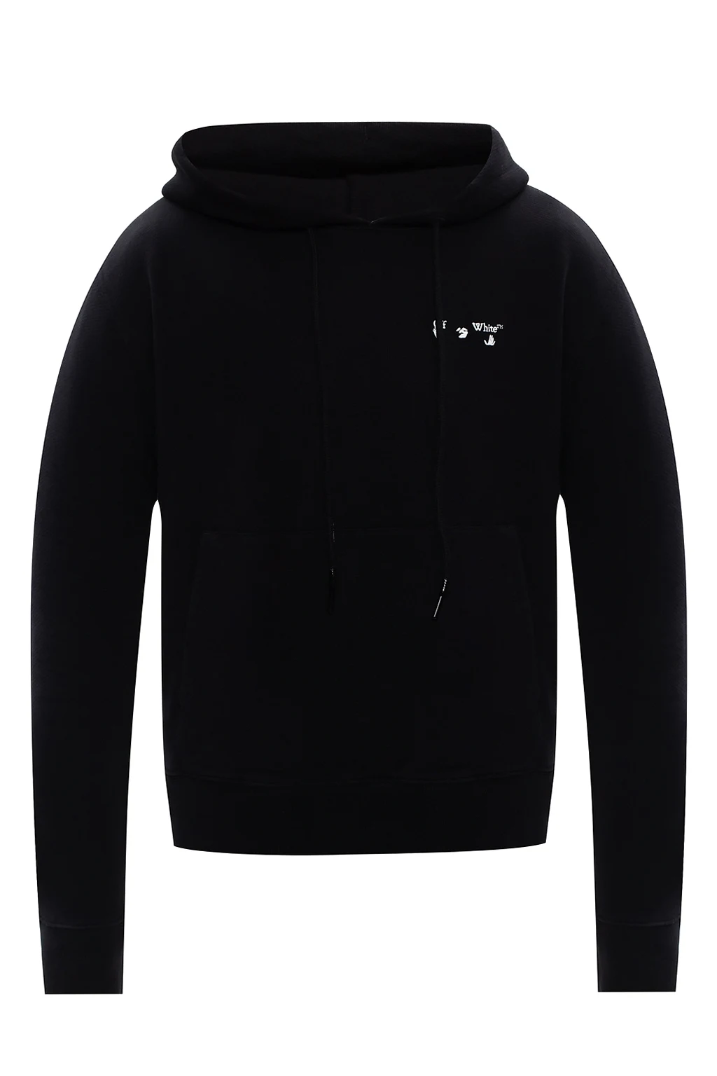 Logo-embroidered hoodie