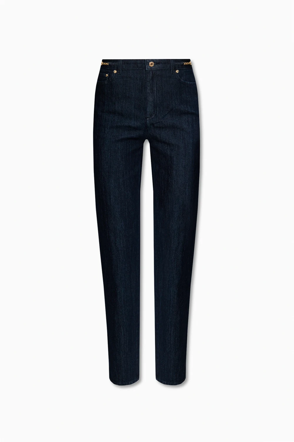 Jeans with straight legs