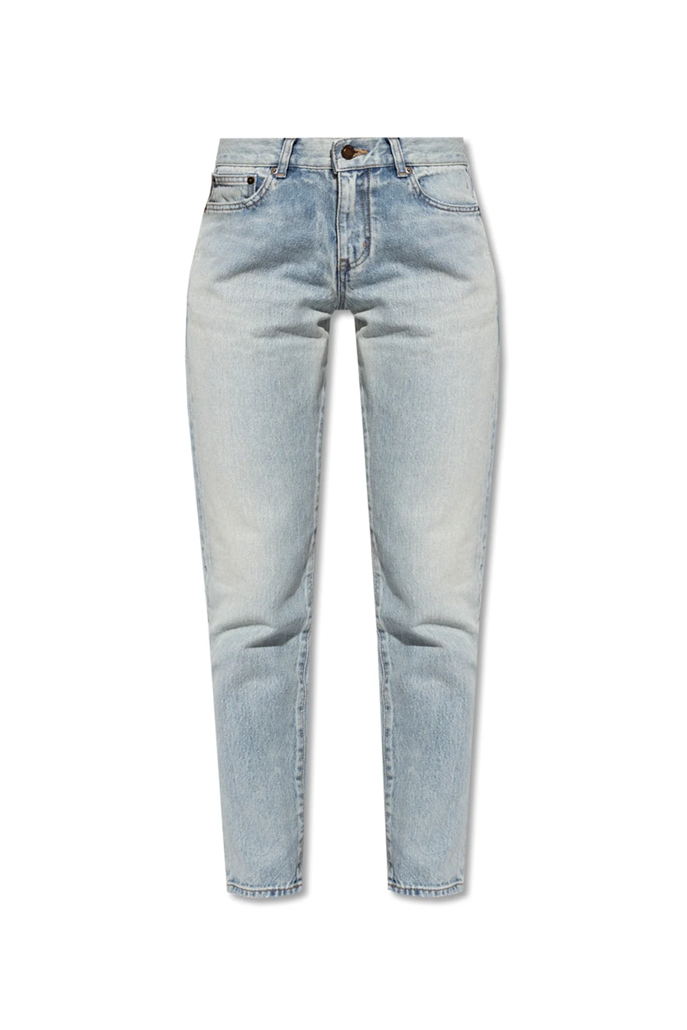Jeans with tapered legs