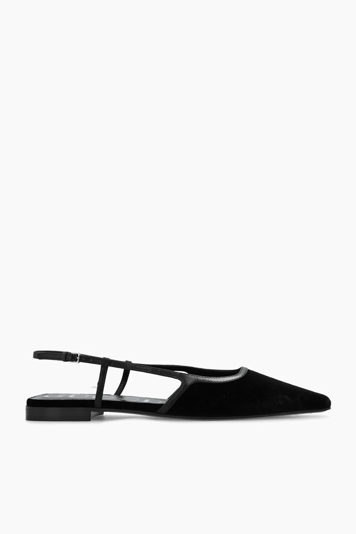 CZARNY Buty z monogramem
