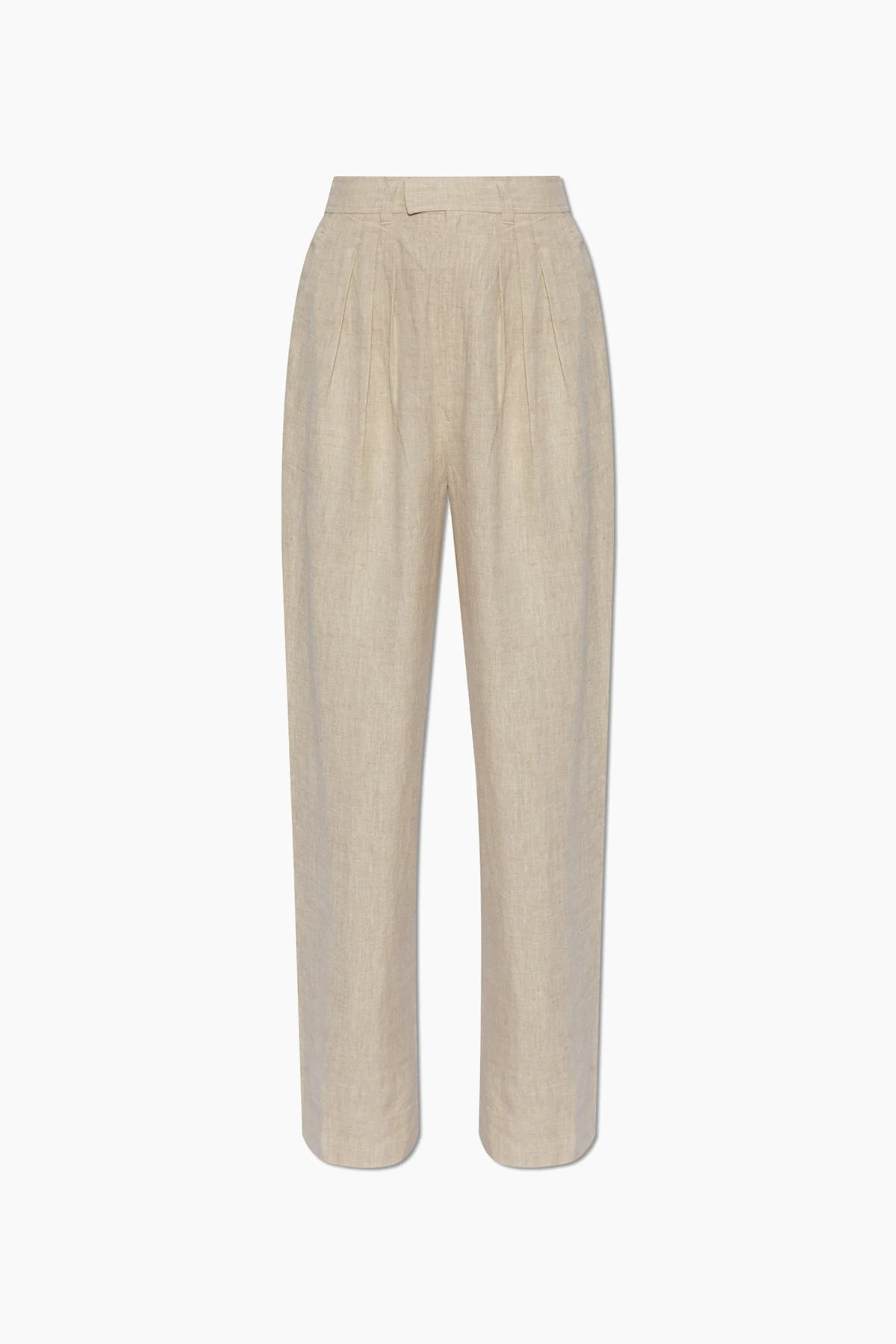 Lniane spodnie z wysokim stanem ‘Louis’