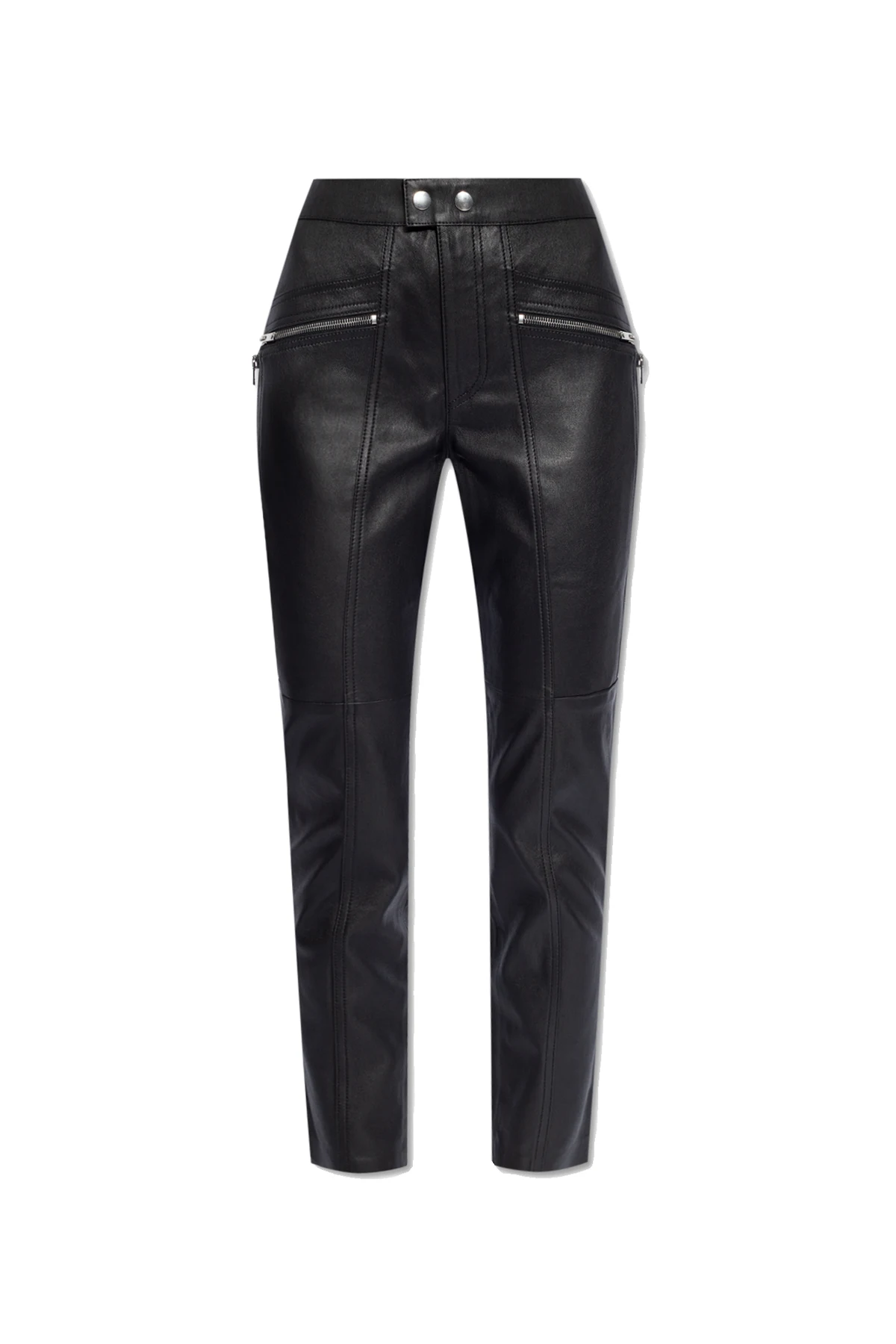 ‘Hizilis’ leather trousers