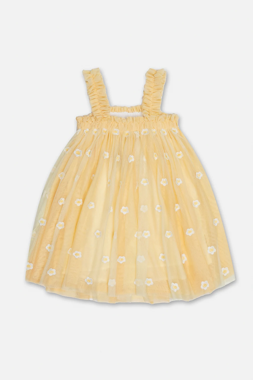 Dress with floral motif