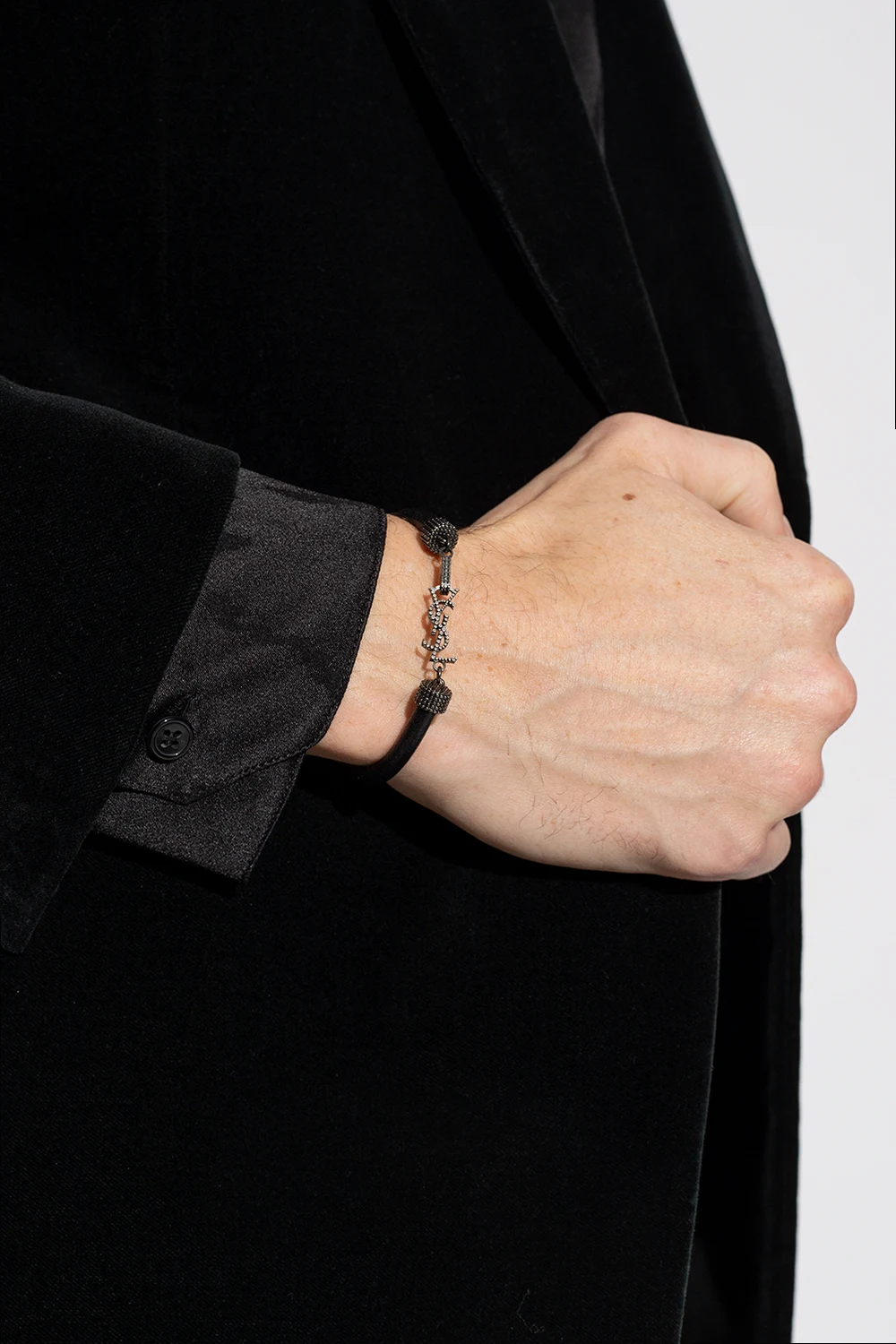 Skórzana bransoleta z logo