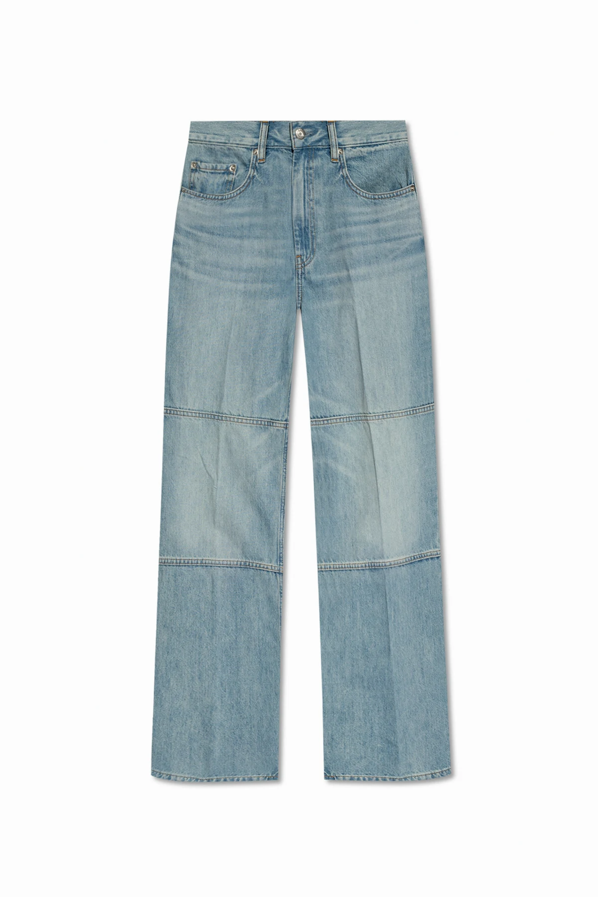 Jeansy z prostymi nogawkami