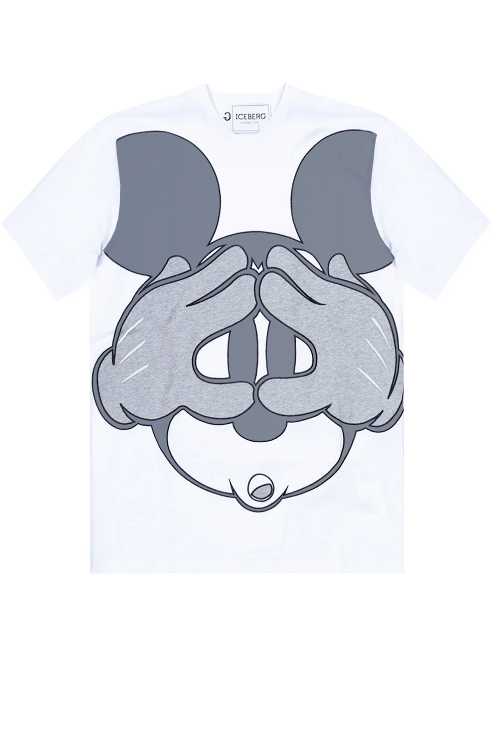 Reflective-print T-shirt