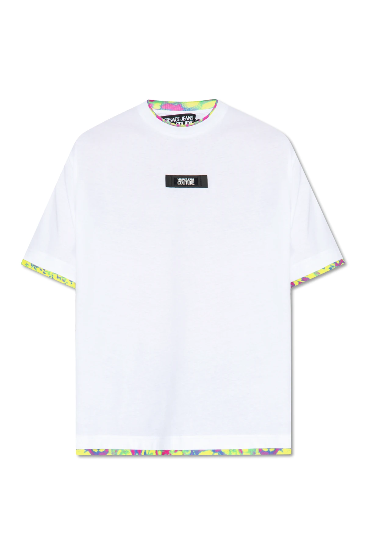 T-shirt with logo patch
