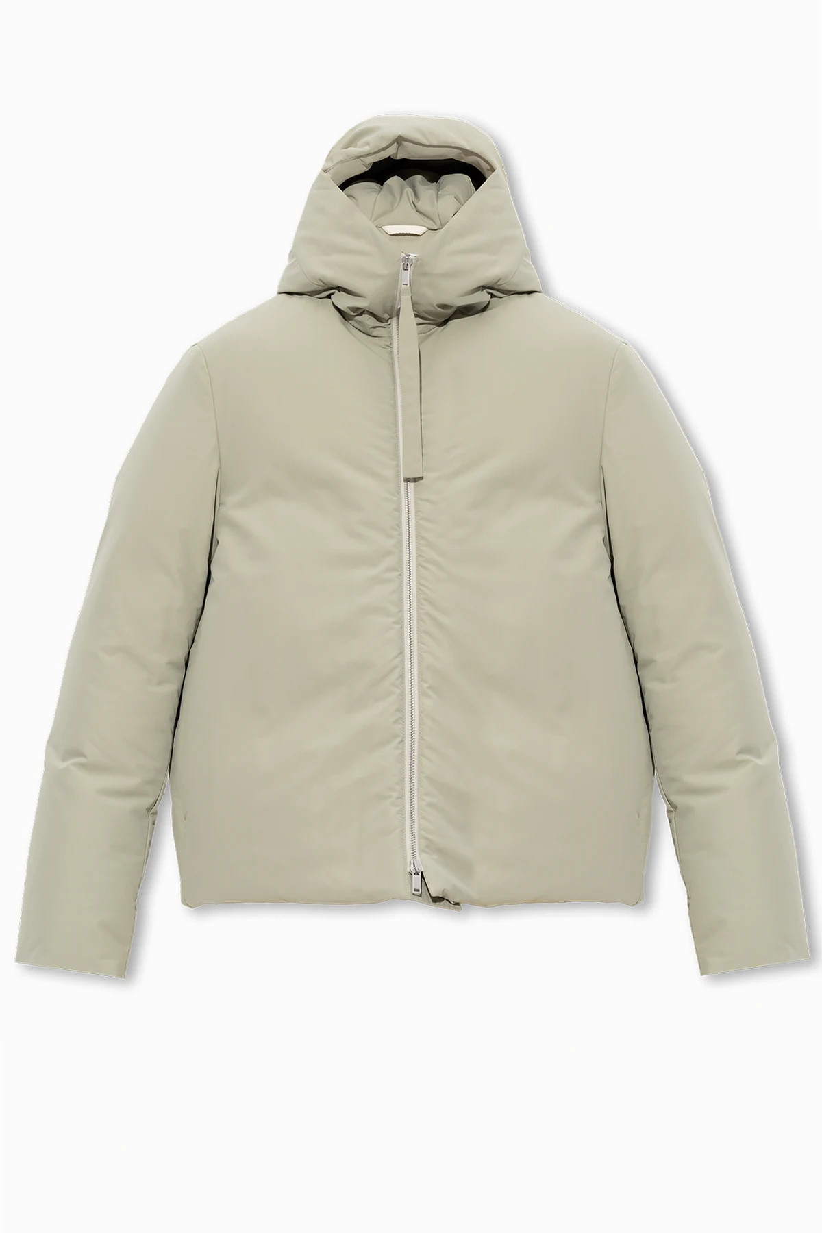 Down jacket with logo