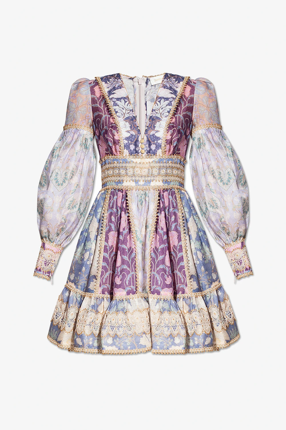 Krótka sukienka z motywem kwiatowym