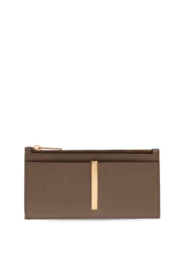 BLACK Leather card holder