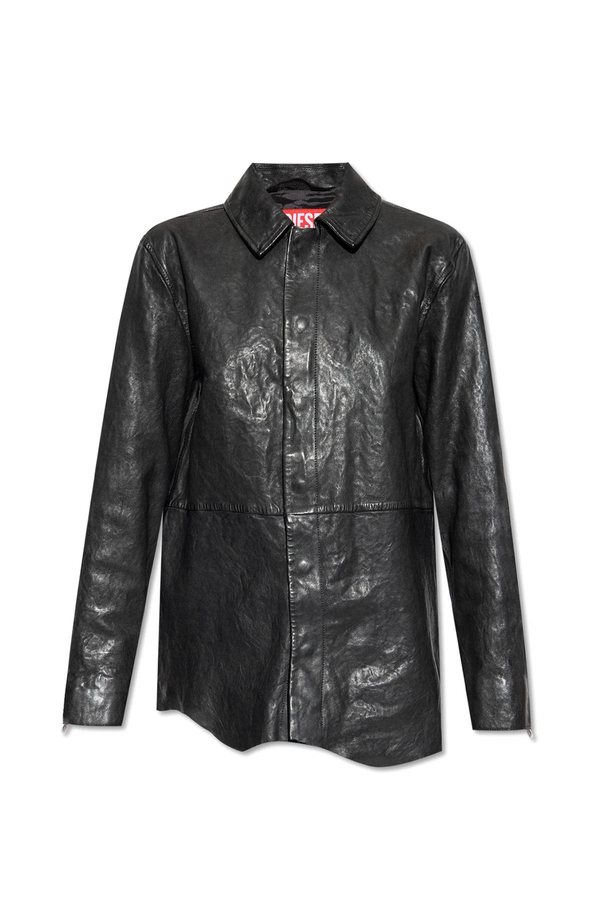 ‘L-MELL’ leather shirt