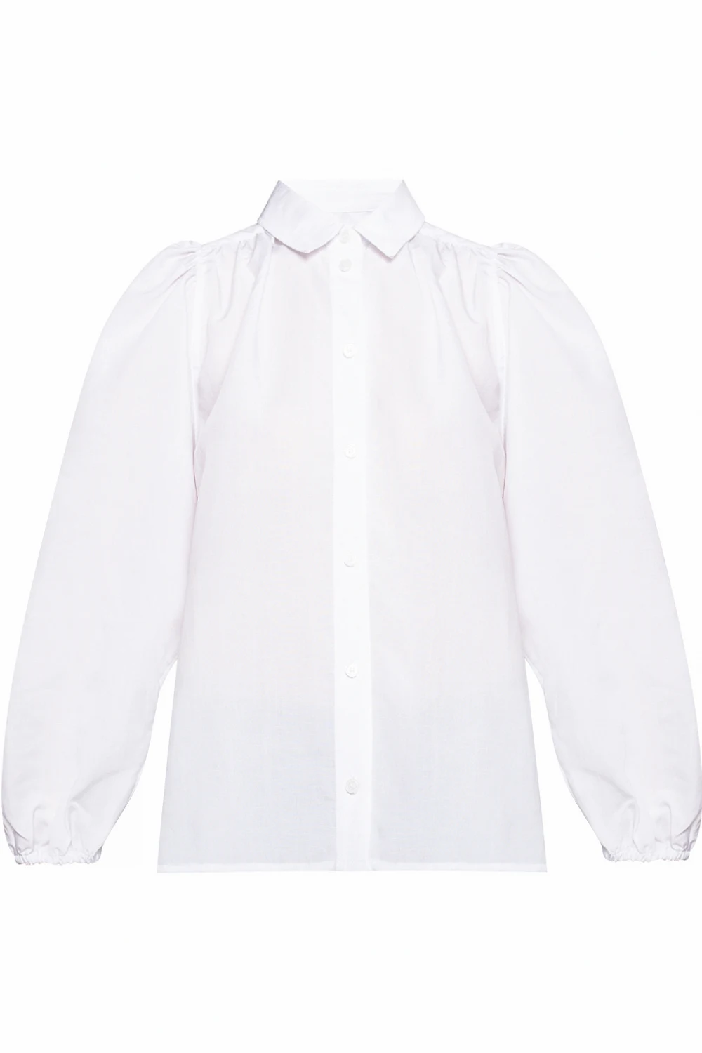Shirt with puff sleeves