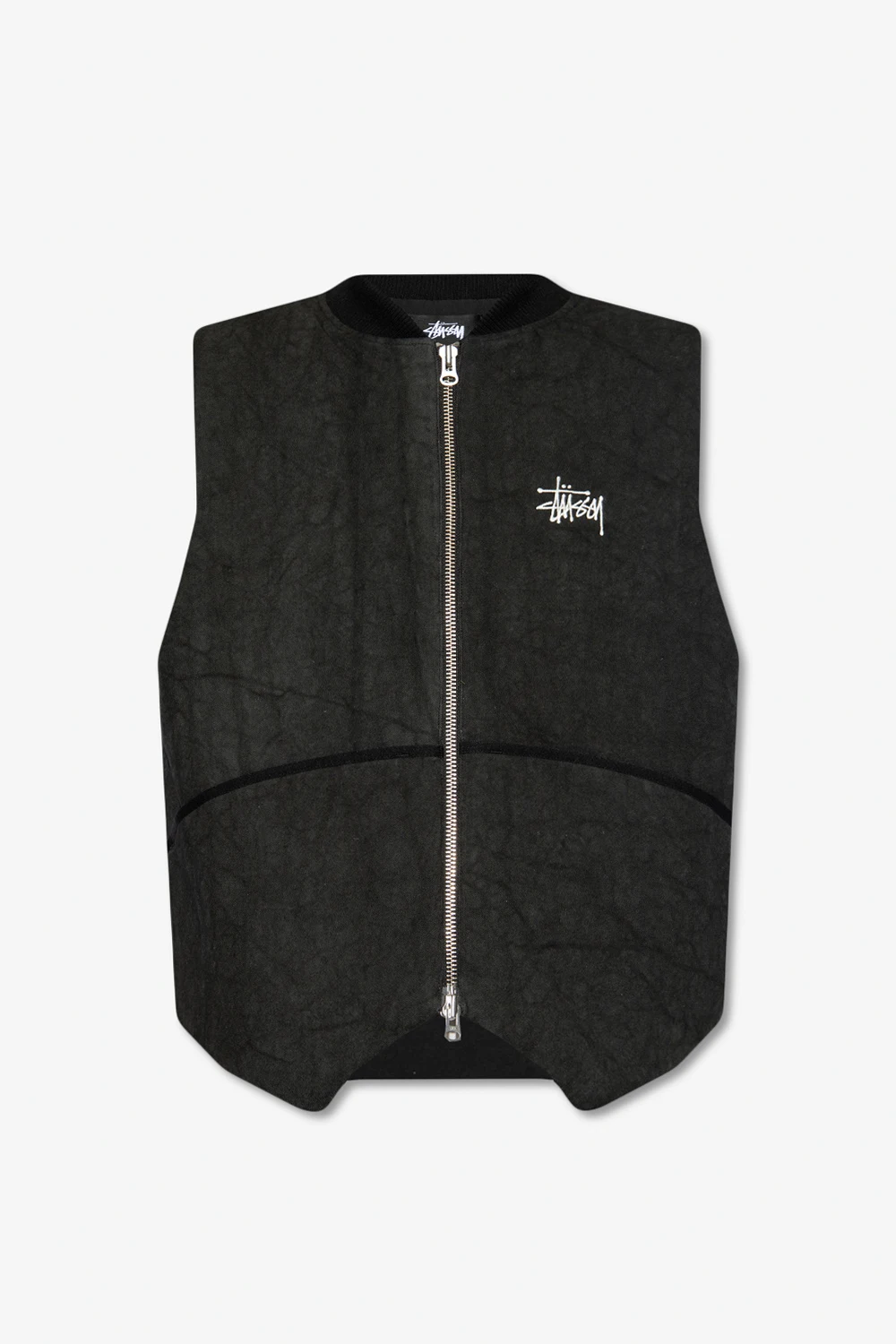 Padded vest with logo