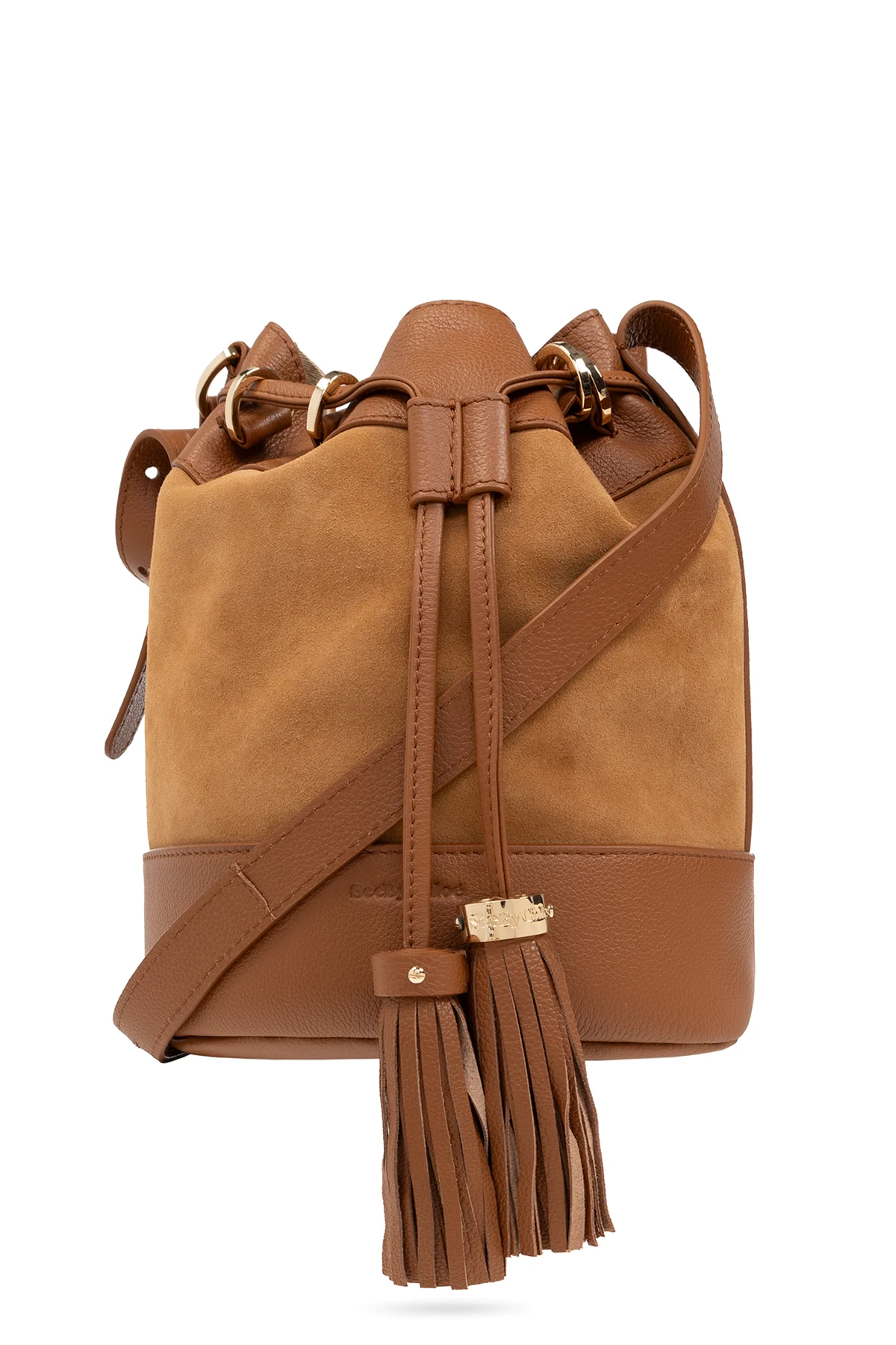 ‘Vicki’ bucket shoulder bag