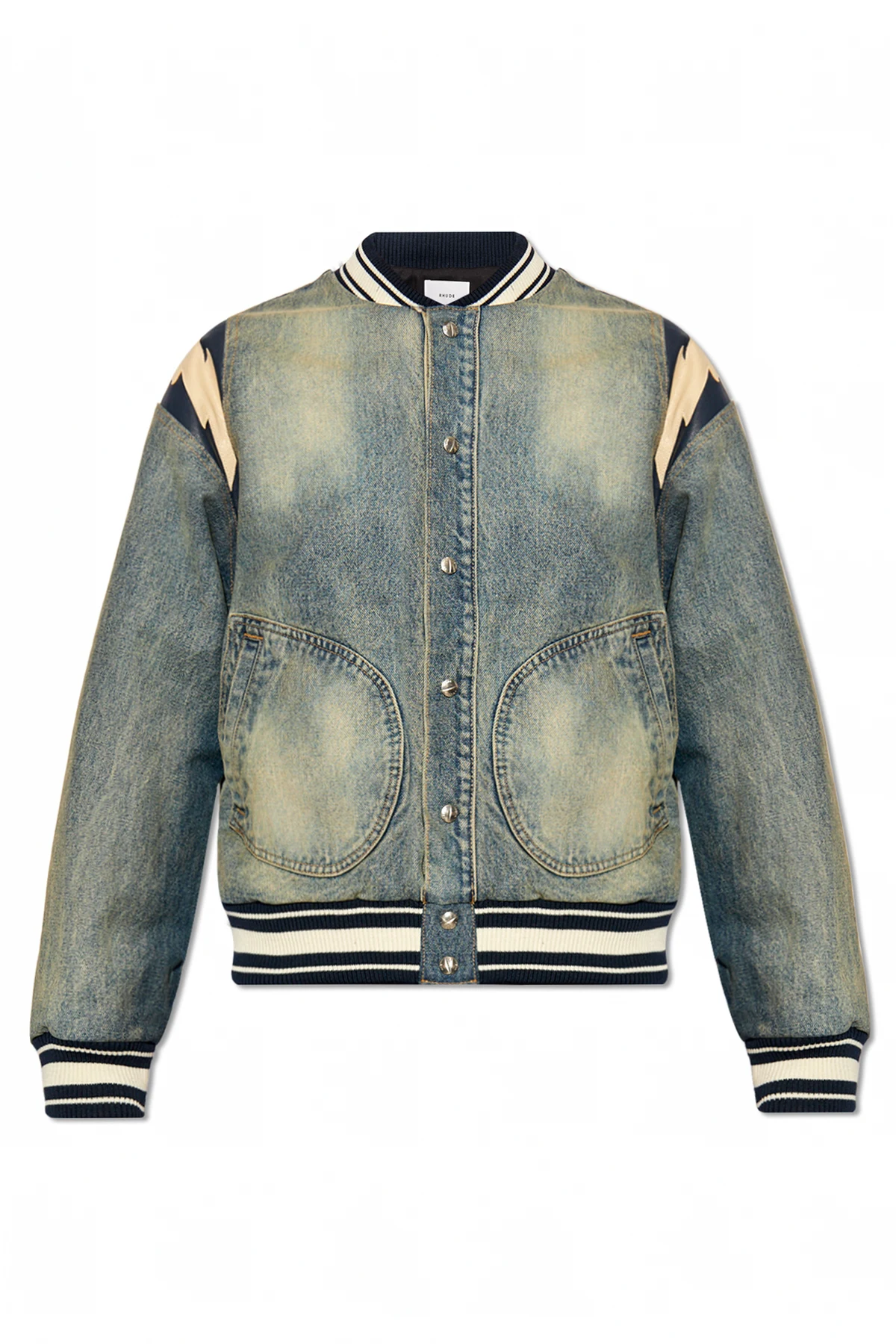 Jeansowa kurtka typu ‘bomber’