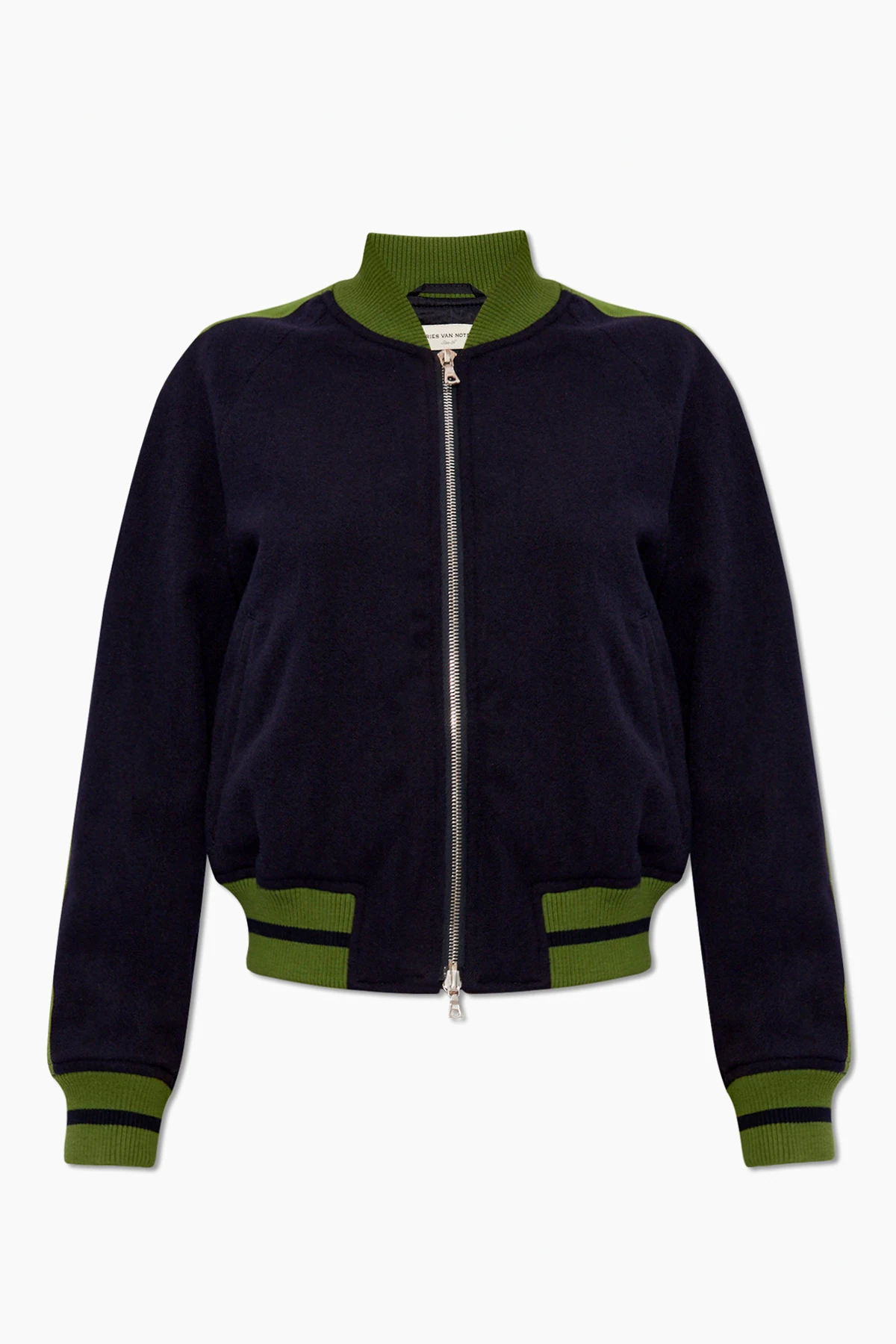 Wool bomber jacket